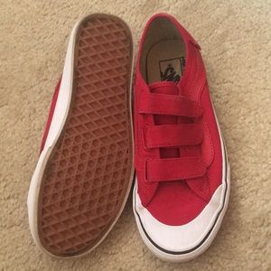 red velcro vans